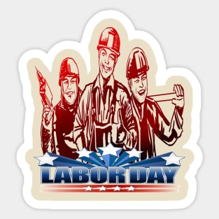 Labor Day Sticker